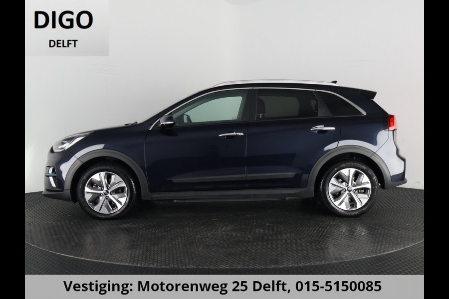 Kia e-Niro EXECUTIVELINE 64 KwH 1e EIG. ACCUTEST 100% !! WLTP 3-FASE. 204 PK . BEREIK WLTP 478 KM!! NAVI.DODEHOEK WARMTEPOMP GARANTIE TOT 9-2030**