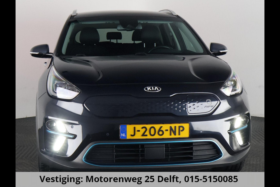 Kia e-Niro EXECUTIVELINE 64 KwH 1e EIG. ACCUTEST 100% !! WLTP 3-FASE. 204 PK . BEREIK WLTP 478 KM!! NAVI.DODEHOEK WARMTEPOMP GARANTIE TOT 9-2030**