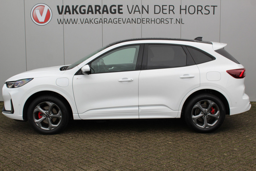 Ford Kuga 2.5-243pk PHEV ST-Line X. Van €. 54.937,- voor €. 43.735,- ! Trekgewicht van 2.100kg ! Elektr. verstelb. AGR stoelen voor, Stoel-, stuur-, voorraam- en achterbank verwarming, Elektr. panorama/schuif-kanteldak , Trekhaak elektr. wegklapbaar, B&O soundsyst. etc.