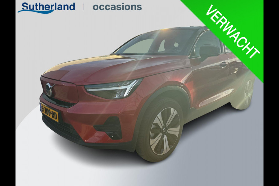Volvo C40 Recharge Plus 69 kWh | Panoramadak | Trekhaak | Adaptive cruise control | Stoelverwarming | Camera