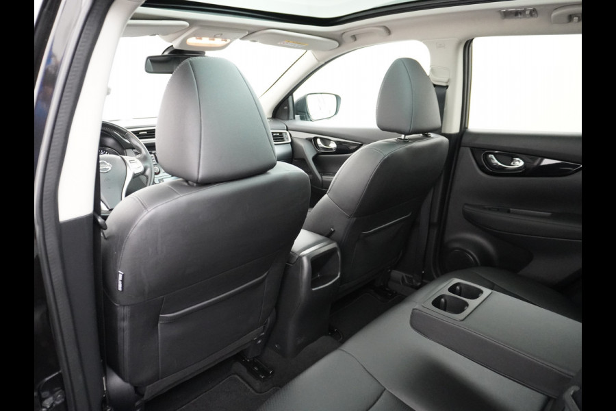 Nissan QASHQAI DIG-T 116PK AUT. Pano-Dak Leer+Elektr.+Verwarmd 360°Camera Automaat Navi TrekhaakPdc Tekna Lmv Led Stoelverwarming Bluetooth Isofix Origineel Nederlandse Auto