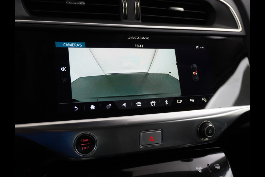 Jaguar I-PACE EV400pk SE 90kWh AWD Leer+Elektr. Meridian®-Audio Apple Carplay Android Auto Navi Led-v+a Ecc Camera Cruise Control Keyless Pdc Lmv Led Bordherkenning Elektrische-Achterklep koplampreiniging Lane-Assist App-Connect ECT Voorverwarming/koeling WiFi DigiDash DAB 4WD 1e Eigenaar Origineel Nederlandse Auto € 90.000 nieuw!