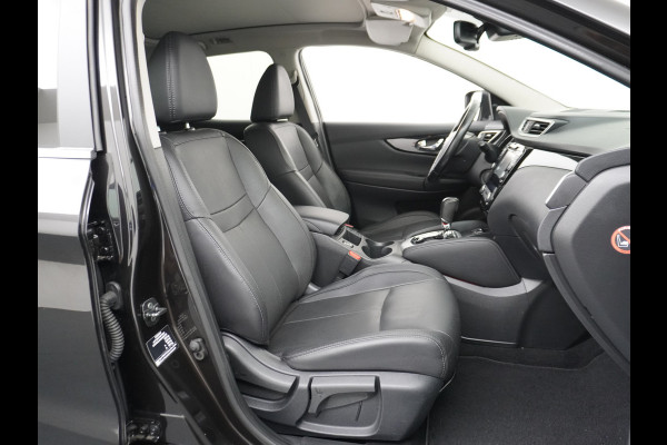 Nissan QASHQAI DIG-T 116PK AUT. Pano-Dak Leer+Elektr.+Verwarmd 360°Camera Automaat Navi TrekhaakPdc Tekna Lmv Led Stoelverwarming Bluetooth Isofix Origineel Nederlandse Auto