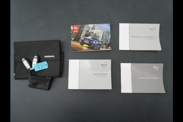 Nissan QASHQAI DIG-T 116PK AUT. Pano-Dak Leer+Elektr.+Verwarmd 360°Camera Automaat Navi TrekhaakPdc Tekna Lmv Led Stoelverwarming Bluetooth Isofix Origineel Nederlandse Auto