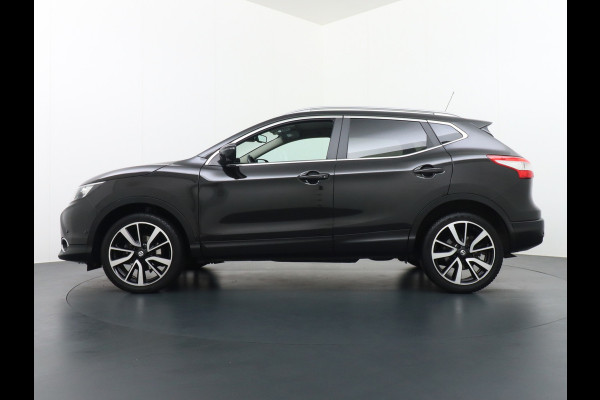 Nissan QASHQAI DIG-T 116PK AUT. Pano-Dak Leer+Elektr.+Verwarmd 360°Camera Automaat Navi TrekhaakPdc Tekna Lmv Led Stoelverwarming Bluetooth Isofix Origineel Nederlandse Auto