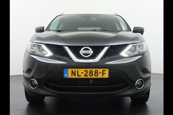Nissan QASHQAI DIG-T 116PK AUT. Pano-Dak Leer+Elektr.+Verwarmd 360°Camera Automaat Navi TrekhaakPdc Tekna Lmv Led Stoelverwarming Bluetooth Isofix Origineel Nederlandse Auto
