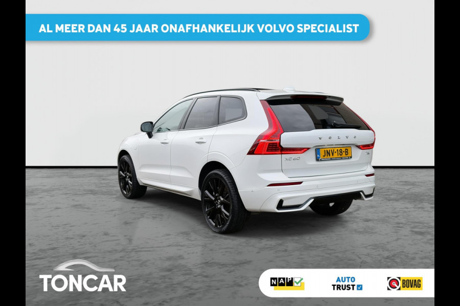 Volvo XC60 2.0 T8 Plug-in hybrid Plus Black Edition 455PK Long Range | Skyroof | FOUR-C | 21" | Stoel- stuurverwaming | 360 Camera