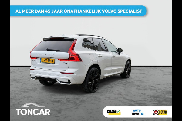 Volvo XC60 2.0 T8 Plug-in hybrid Plus Black Edition 455PK Long Range | Skyroof | FOUR-C | 21" | Stoel- stuurverwaming | 360 Camera