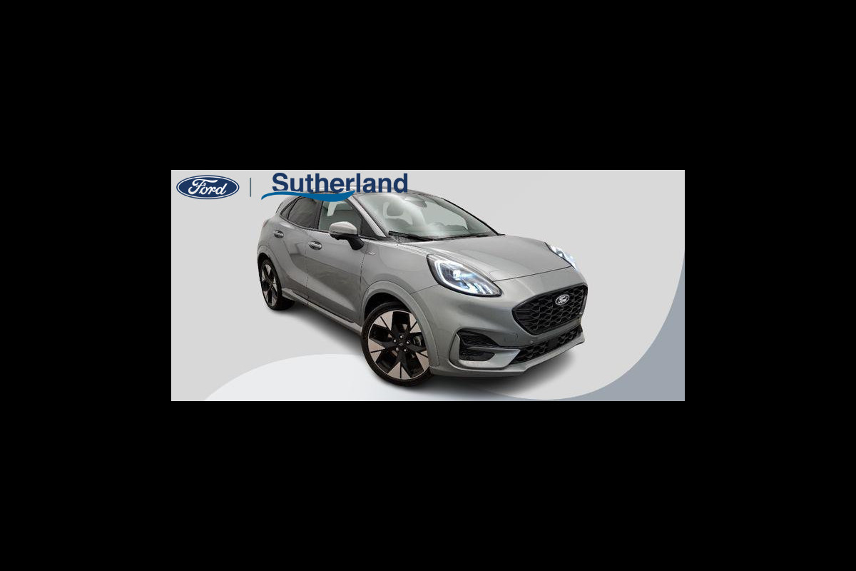 Ford Puma 1.0 EcoBoost Hybrid ST-Line 125pk | Winterpack | Driver Assistance Pack | Trekhaak afneembaar | Panorama dak | Matrix Led | 19 inch licht metaal | Reserve wiel | Comfort Pack