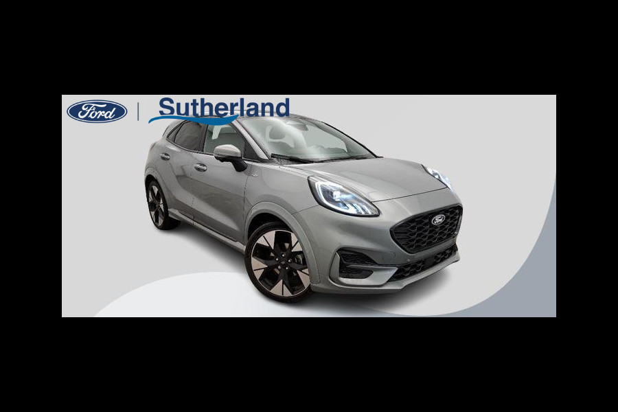 Ford Puma 1.0 EcoBoost Hybrid ST-Line 125pk | Winterpack | Driver Assistance Pack | Trekhaak afneembaar | Panorama dak | Matrix Led | 19 inch licht metaal | Reserve wiel | Comfort Pack