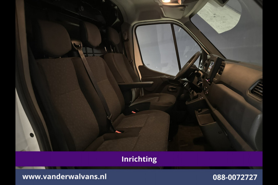 Opel Movano 2.3 Turbo 150pk L2H2 Inrichting Euro6 Airco | Navigatie | LED | Cruisecontrol | 2500kg Trekhaak Parkeersensoren, Bijrijdersbank