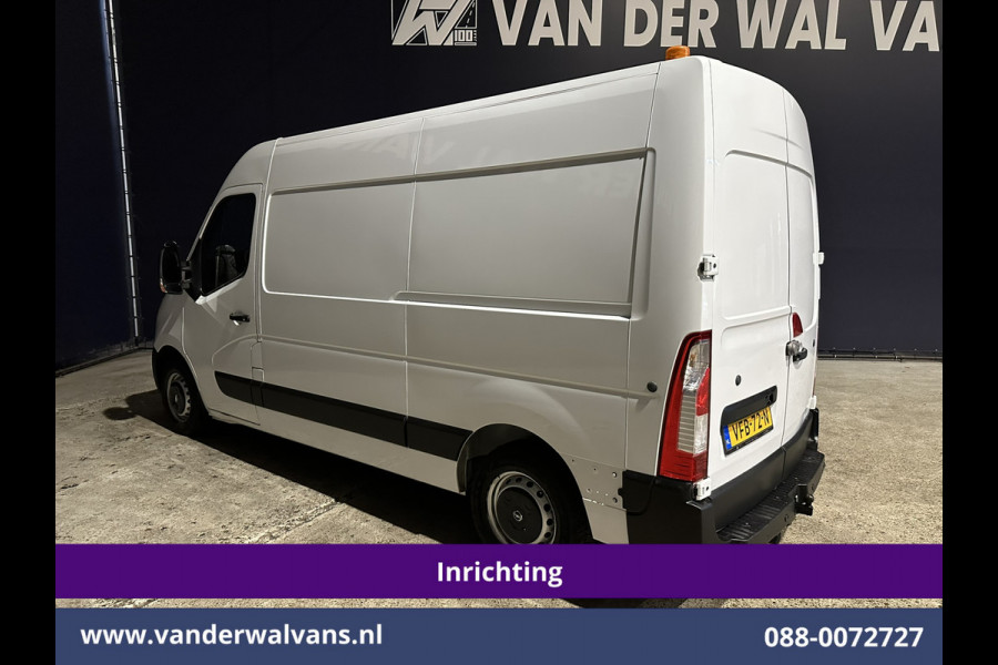 Opel Movano 2.3 Turbo 150pk L2H2 Inrichting Euro6 Airco | Navigatie | LED | Cruisecontrol | 2500kg Trekhaak Parkeersensoren, Bijrijdersbank