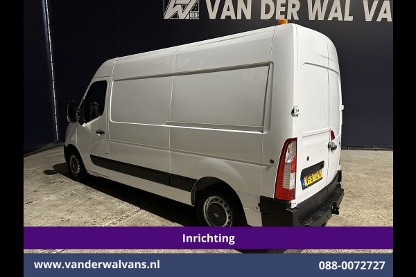 Opel Movano 2.3 Turbo 150pk L2H2 Inrichting Euro6 Airco | Navigatie | LED | Cruisecontrol | 2500kg Trekhaak Parkeersensoren, Bijrijdersbank