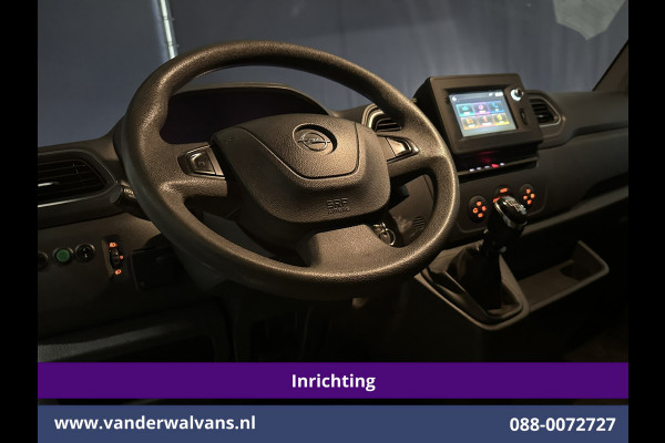 Opel Movano 2.3 Turbo 150pk L2H2 Inrichting Euro6 Airco | Navigatie | LED | Cruisecontrol | 2500kg Trekhaak Parkeersensoren, Bijrijdersbank
