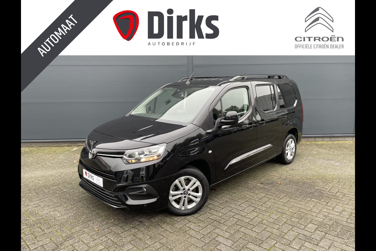 Toyota PROACE CITY Verso 130pk Dynamic Long 7-pers (7 stoelen -Trekhaak - Camera - Keyless Entry - Automatische Airco - Navigatie - Parkeersensoren V+A)