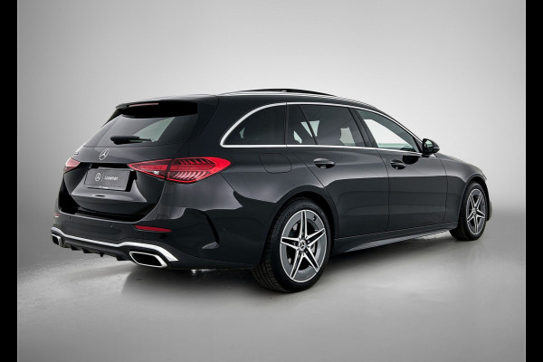 Mercedes-Benz C-Klasse Estate 300 e AMG Plug-In Hybride AMG Line | Trekhaak | Panorama Schuif-Kanteldak | Digital Licht | Rijassistentiepakket Plus incl. PRE-SAFE Inclusief 24 maanden MB Certified garantie voor Europa.