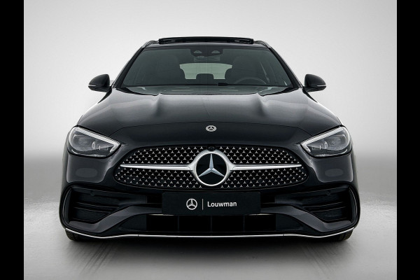 Mercedes-Benz C-Klasse Estate 300 e AMG Plug-In Hybride AMG Line | Trekhaak | Panorama Schuif-Kanteldak | Digital Licht | Rijassistentiepakket Plus incl. PRE-SAFE Inclusief 24 maanden MB Certified garantie voor Europa.