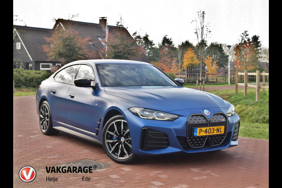 BMW i4 M50 High Executive 84 kWh | 544 PK | Harman Kardon | Head-Up Display | 360 Camera | Leder interieur | NL-Auto |