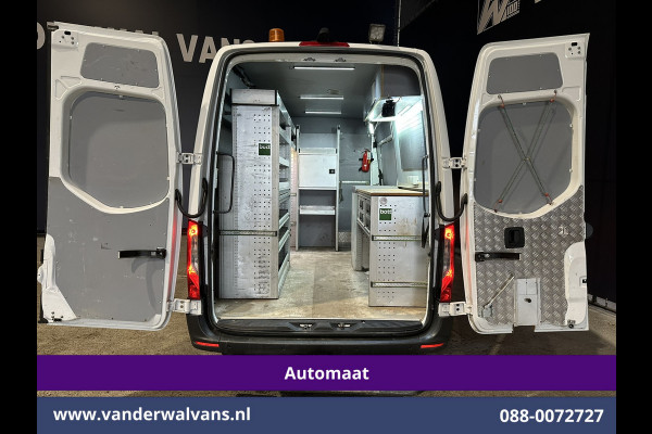 Mercedes-Benz Sprinter 317 CDI 170pk 9G-Tronic Automaat L2H2 Inrichting Euro6 Airco | Omvormer | Camera | Apple Carplay Android Auto, Cruisecontrol, Parkeersensoren, 3500kg trekvermogen