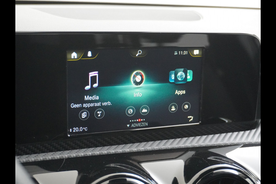 Mercedes-Benz A-Klasse 180 Navi Virtual-Cockpit Camera Ecc Cruise Control Pdc Keyless Stoelverwarming Regen-Lichtsensor Led Lmv Bluetooth