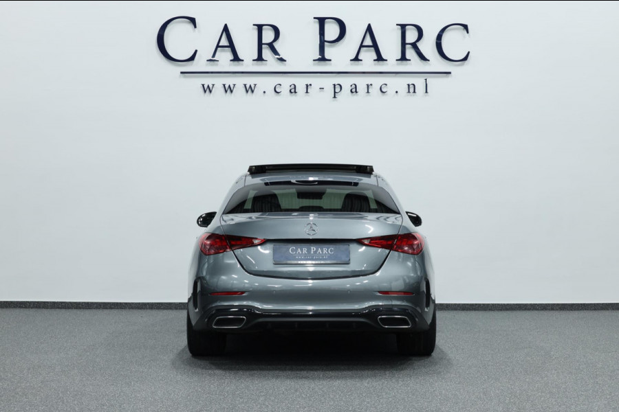 Mercedes-Benz C-Klasse 200 AMG Line BTW/LED/VIRTUAL/SFEER/PANORAMADAK/LEER+S.VERWARMING+MEMORY/CAM/LINE/ACC/ECC/12 MDN GARANTIE!