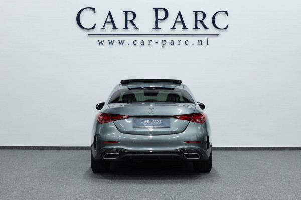 Mercedes-Benz C-Klasse 200 AMG Line BTW/LED/VIRTUAL/SFEER/PANORAMADAK/LEER+S.VERWARMING+MEMORY/CAM/LINE/ACC/ECC/12 MDN GARANTIE!