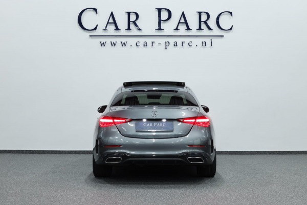 Mercedes-Benz C-Klasse 200 AMG Line BTW/LED/VIRTUAL/SFEER/PANORAMADAK/LEER+S.VERWARMING+MEMORY/CAM/LINE/ACC/ECC/12 MDN GARANTIE!
