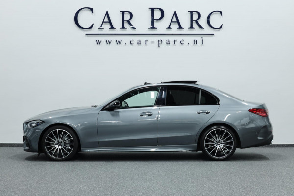 Mercedes-Benz C-Klasse 200 AMG Line BTW/LED/VIRTUAL/SFEER/PANORAMADAK/LEER+S.VERWARMING+MEMORY/CAM/LINE/ACC/ECC/12 MDN GARANTIE!