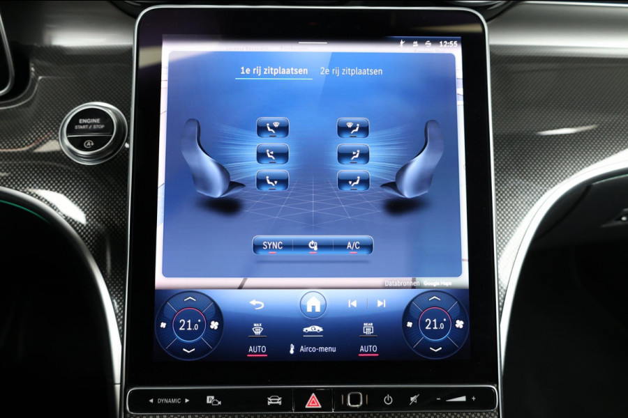 Mercedes-Benz C-Klasse 200 AMG Line BTW/LED/VIRTUAL/SFEER/PANORAMADAK/LEER+S.VERWARMING+MEMORY/CAM/LINE/ACC/ECC/12 MDN GARANTIE!