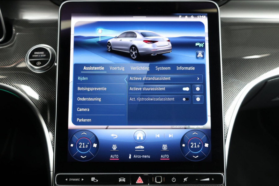 Mercedes-Benz C-Klasse 200 AMG Line BTW/LED/VIRTUAL/SFEER/PANORAMADAK/LEER+S.VERWARMING+MEMORY/CAM/LINE/ACC/ECC/12 MDN GARANTIE!