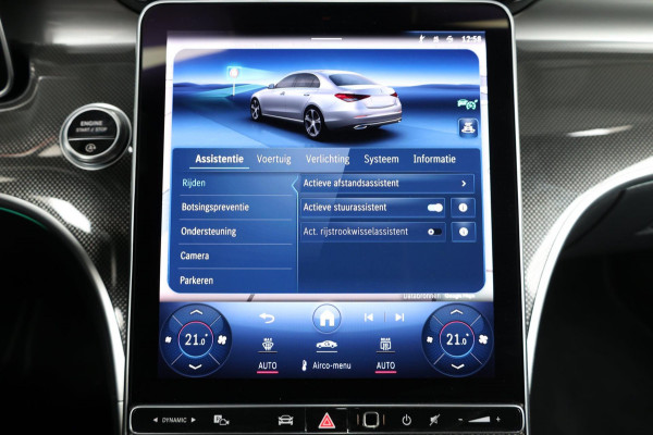 Mercedes-Benz C-Klasse 200 AMG Line BTW/LED/VIRTUAL/SFEER/PANORAMADAK/LEER+S.VERWARMING+MEMORY/CAM/LINE/ACC/ECC/12 MDN GARANTIE!