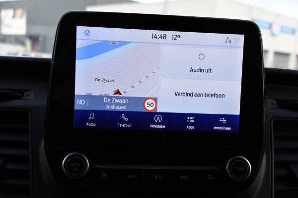 Ford Transit 350 2.0 TDCI L3H2 Raptor Edition Camera, Cruise, Carplay, 170pk, Trekhaak, Multimedia, Sensoren, Uniek!