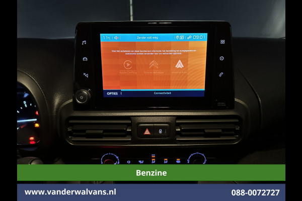 Citroën Berlingo 1.2 PureTech **Benzine** 130pk Automaat L1H1 Euro6 Airco | 3-Zits | Camera | Navigatie | Apple Carplay Android Auto, Cruisecontrol, Parkeersensoren, Bijrijdersbank