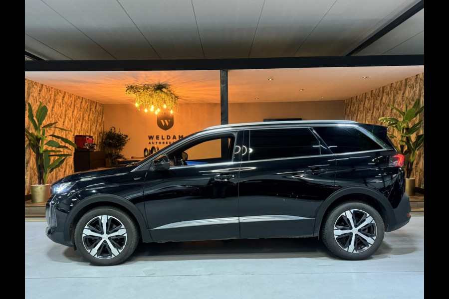 Peugeot 5008 1.2 PureTech GT 7P. Garantie Carplay Memory Massage Sfeer StoelVW Camera Leder ACC Clima Navi Led Dab PDC Rijklaar