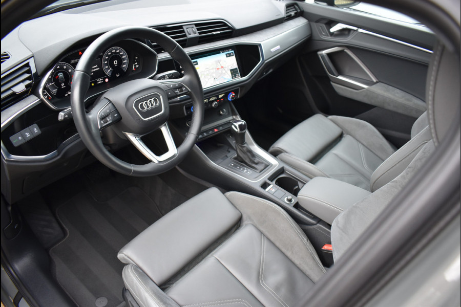 Audi Q3 Sportback 45 TFSI e S-Line 245 Pk Black Ed Chronos Grijs Metallic Navi Sfeer Trekhaak 19 Inch