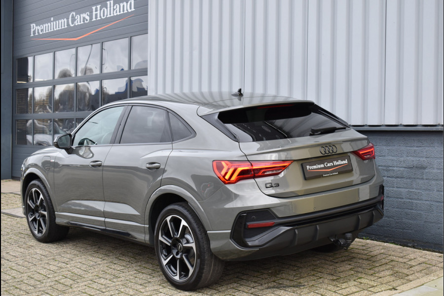 Audi Q3 Sportback 45 TFSI e S-Line 245 Pk Black Ed Chronos Grijs Metallic Navi Sfeer Trekhaak 19 Inch
