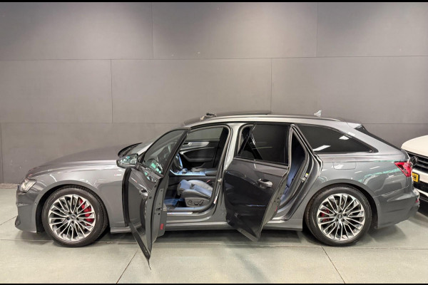 Audi A6 Avant 55 TFSI e-quattro 3X S-LINE BLACK-LINE PANO/B&O/SFEERVERL/M-STOELEN/NAVI/DAB/CARPLAY///