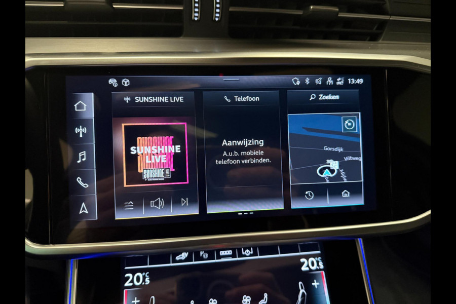 Audi A6 Avant 55 TFSI e-quattro 3X S-LINE BLACK-LINE PANO/B&O/SFEERVERL/M-STOELEN/NAVI/DAB/CARPLAY///