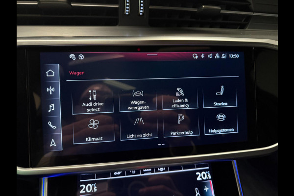 Audi A6 Avant 55 TFSI e-quattro 3X S-LINE BLACK-LINE PANO/B&O/SFEERVERL/M-STOELEN/NAVI/DAB/CARPLAY///