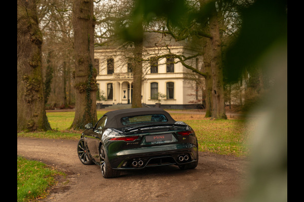 Jaguar F-Type P575 AWD R | Meridian | Stoelventilatie | British Racing Green metallic
