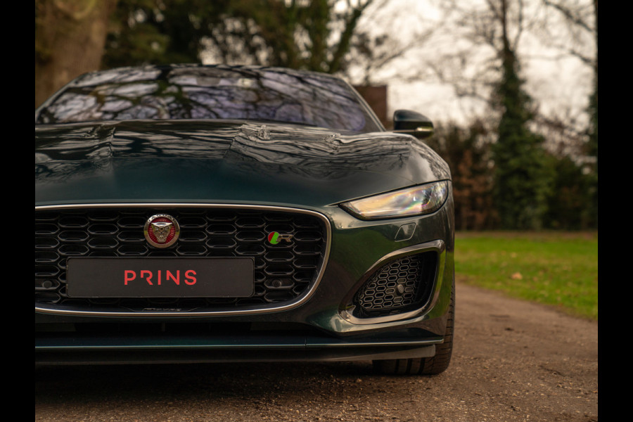 Jaguar F-Type P575 AWD R | Meridian | Stoelventilatie | British Racing Green metallic