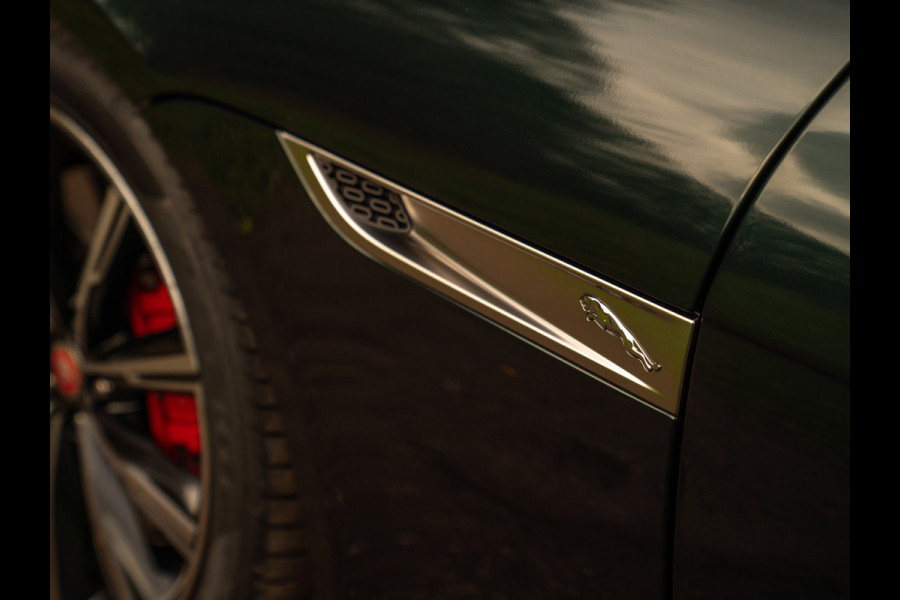 Jaguar F-Type P575 AWD R | Meridian | Stoelventilatie | British Racing Green metallic