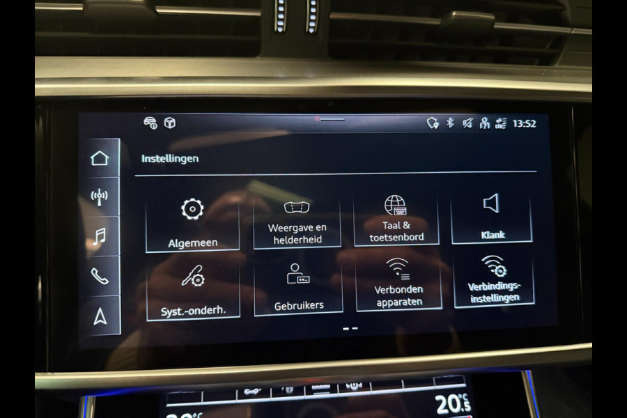 Audi A6 Avant 55 TFSI e-quattro 3X S-LINE BLACK-LINE PANO/B&O/SFEERVERL/M-STOELEN/NAVI/DAB/CARPLAY///