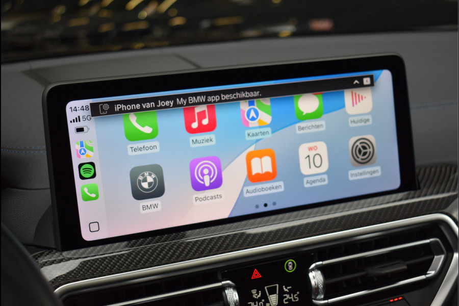 BMW X3 xDrive30e M-Pakket 292 Pk Frozen Black M-Stoelen Pano Navi 360 Memory Hud Carbon Camera Leder Laser 20 Inch