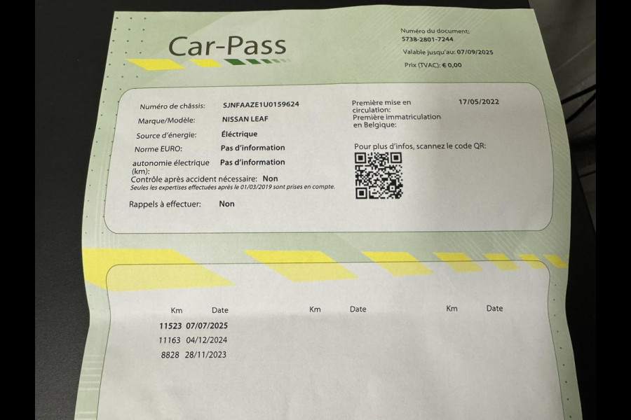 Nissan Leaf N-Connecta 39 kWh Adaptive cruise Climate control Stuur- en Stoelverwarming v/a Apple / Android