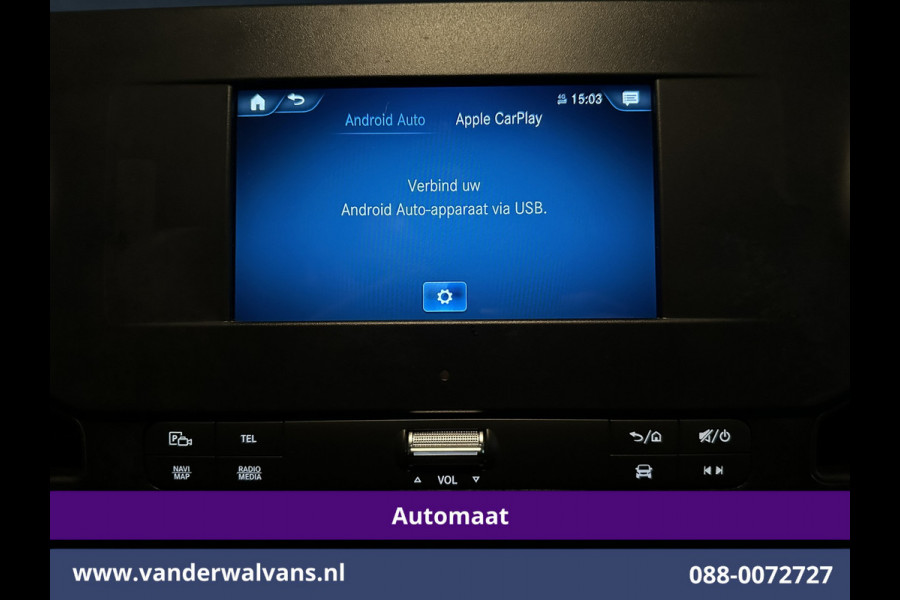 Mercedes-Benz Sprinter 317 CDI 170pk 9G-Tronic Automaat 3500kg Trekhaak L2H2 Euro6 Airco | Camera | Navigatie | Apple Carplay Android Auto, Cruisecontrol, Parkeersensoren, Bijrijdersbank