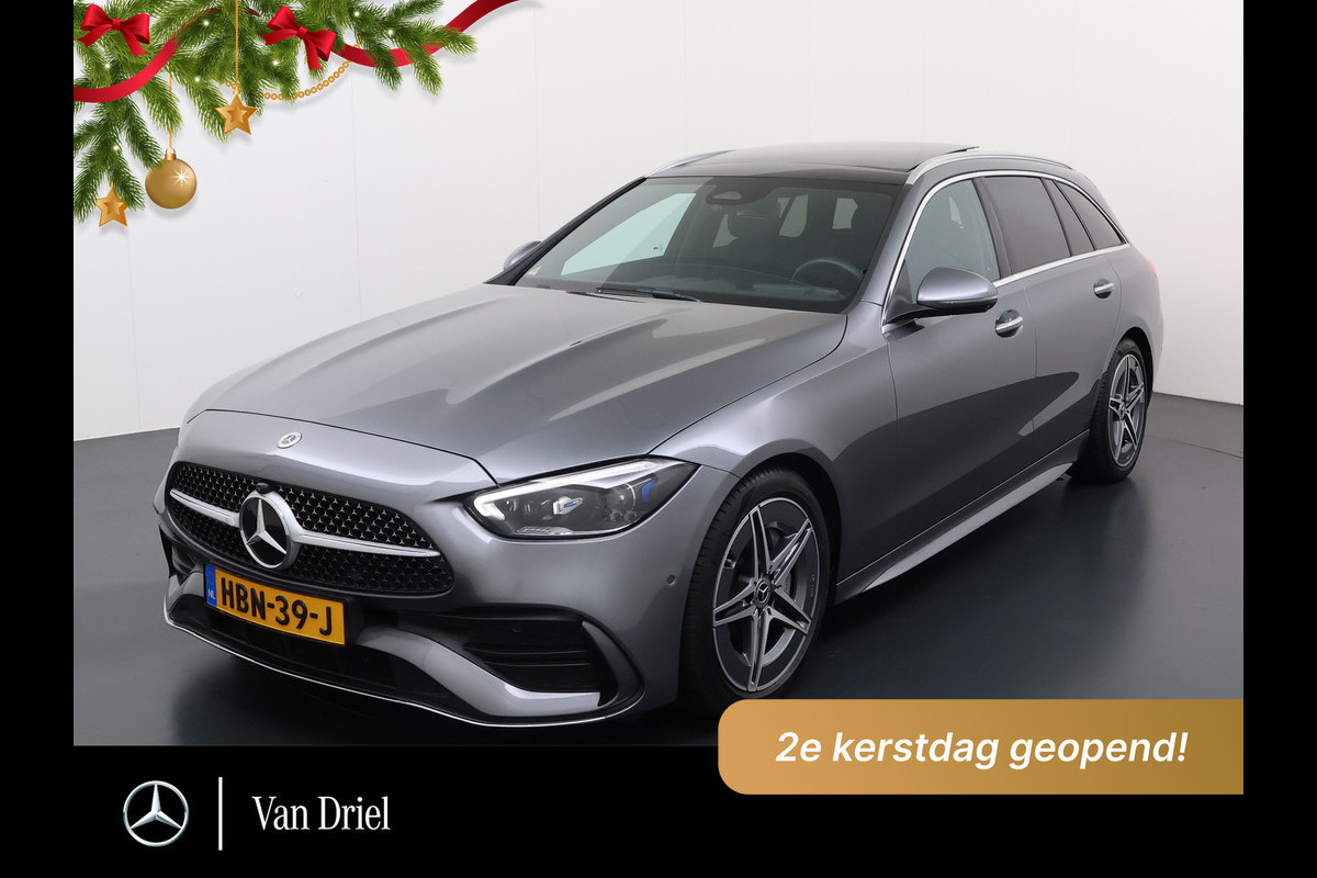 Mercedes-Benz C-Klasse Estate 180 AMG Line | Pano Memory Keyless Digital 360 Camera