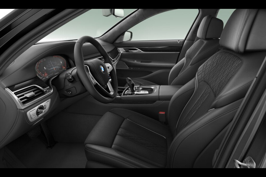 BMW 7 Serie 730d - Active Steering - Dak - Standkachel - Stoelventilatie + Massage - Nappa Leder