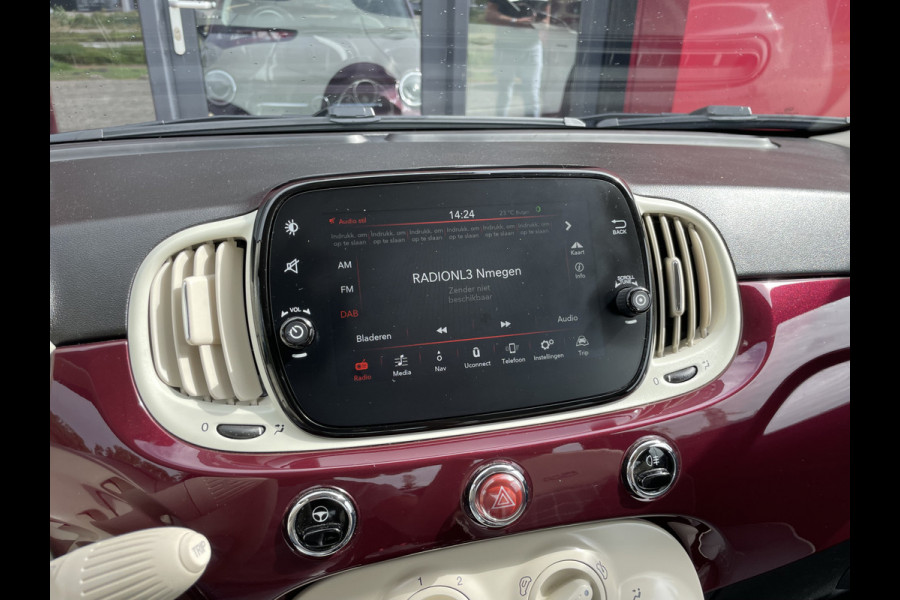 Fiat 500 1.0 Hybrid Lounge | Apple/Android carplay| Cruise Control | Regen en lichtsensor