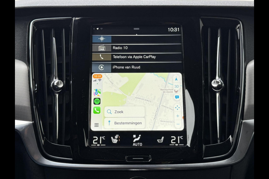 Volvo V90 2.0 T6 AWD Business Pro Automaat Adaptive cruise Climate Stuur-stoelverwarming Leer Apple / Android Dodehoekdetectie